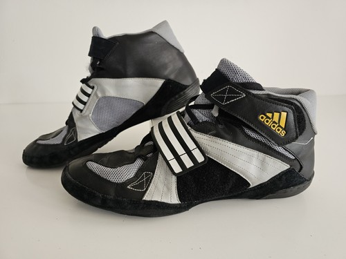Adidas Extero 2 wrestling boots black grey men's Size UK 14 - Picture 3 of 21