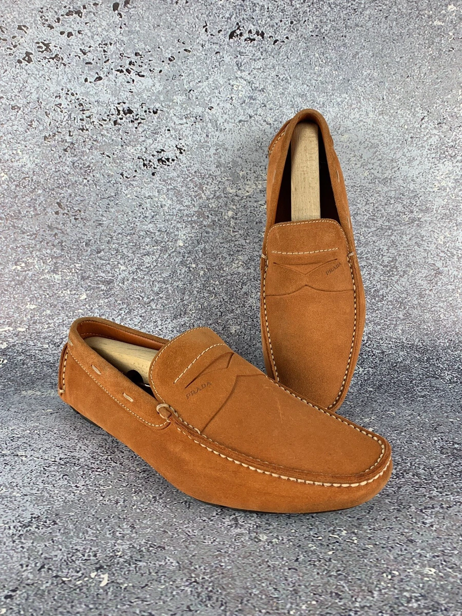 Prada mens cheap loafers