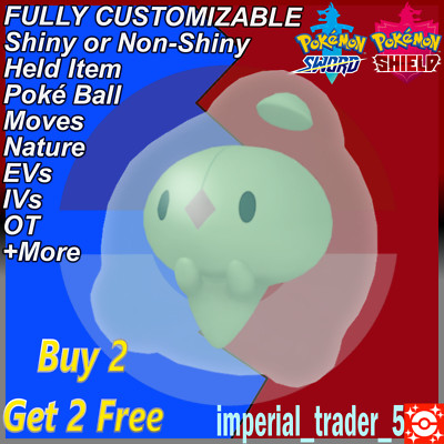 Pokémon Sword and Shield   Shiny Duosion   W/ Best 6IV Customizable