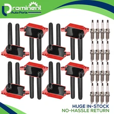 8pcs Ignition Coils & 16pcs Iridium Spark Plugs For Dodge Charger RAM 1500 5.7L