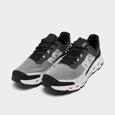 On Cloud Cloudvista Men\'s Size 12 Gray Black White Trail Sneakers Running Shoes Men main image 2
