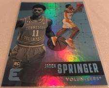 2021-22 Chronicles Essentials Basketball Jaden Springer Tennessee Volunteers RC