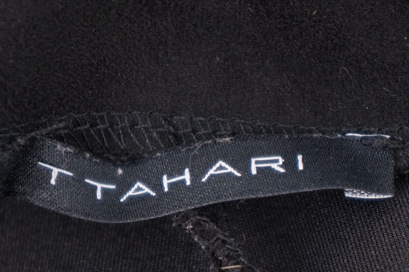 T Tahari Women Pants Large L Black Faux Leather S… - image 2