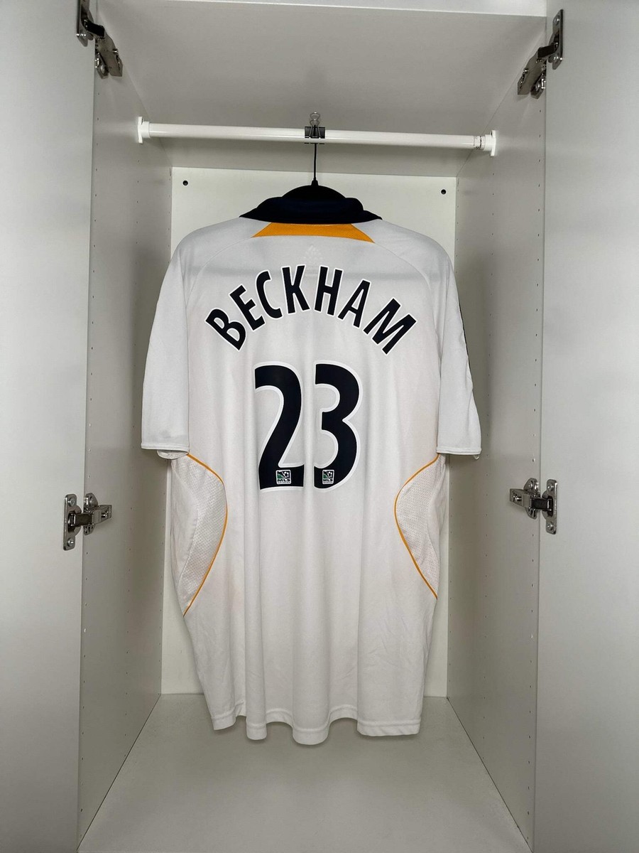 激レア　美品　LA GALAXY BECKHAM ユニフォーム LA GALAXY 2007 2008 HOME FOOTBALL SHIRT SOCCER JERSEY ADIDAS