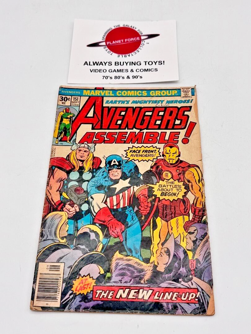 The Avengers Assemble #151 Comic 1976 Marvel Comics | eBay