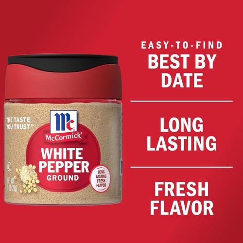 McCormick Ground White Pepper, 1 Oz - Picture 5 of 8