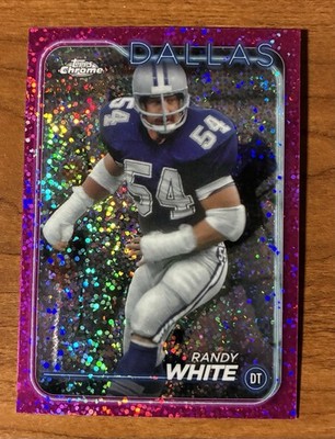 2024 Topps Chrome Pink Refractor Randy White 56/399 Dallas Cowboys