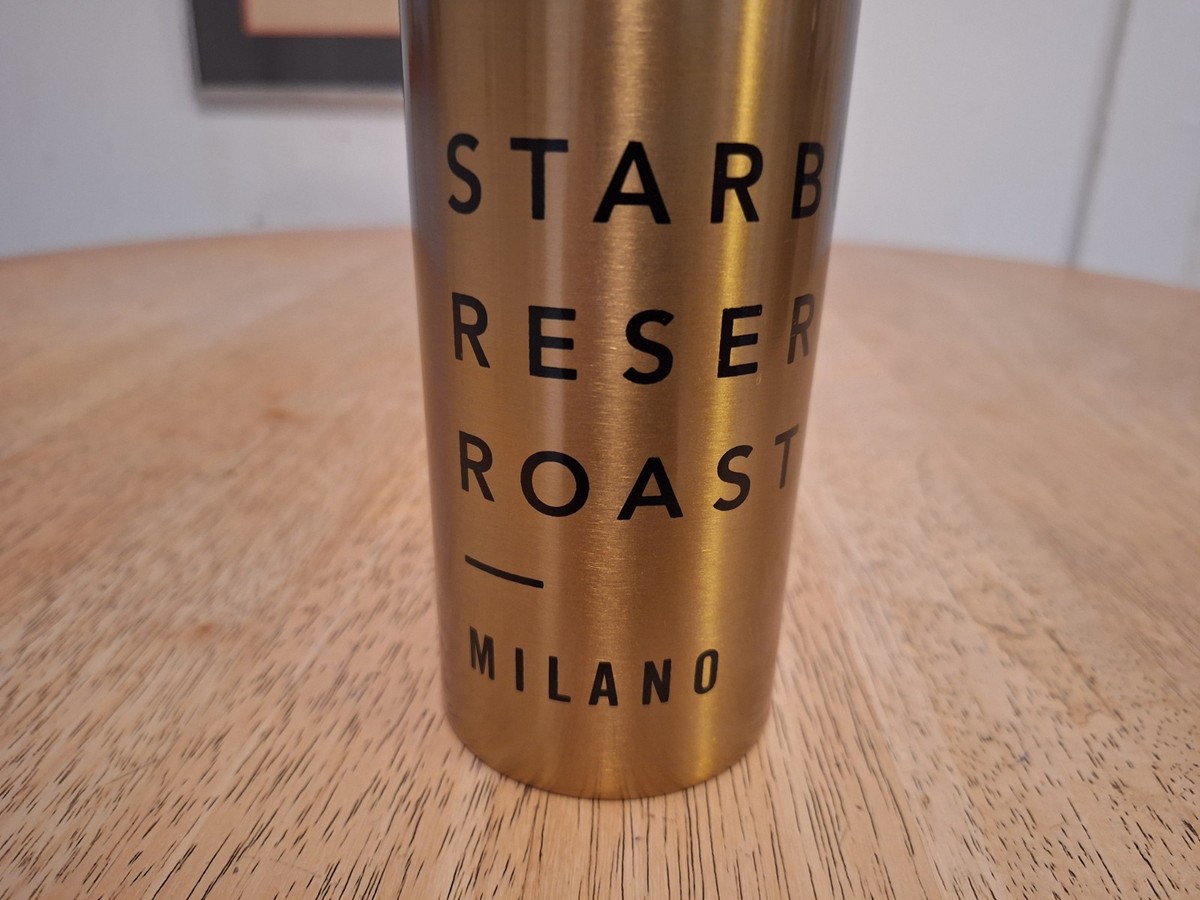 Starbucks Reserve Roastery 2012 Stainless Steel Gold Milano
