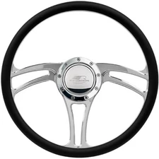 Billet Specialties    34005    Steering Wheel 1 2 Wrap 15 5  Blvd 05