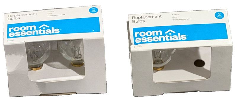 Room Essentials Replacement Bulbs – Clear Night Light Bulbs – 3 new bulbs