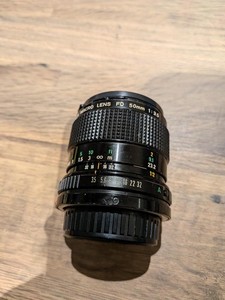 Canon 50mm f/3.5 FD Macro Lens