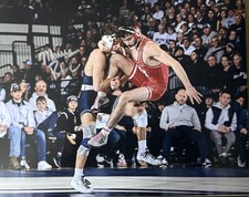 MARCUS BLAZE SIGNED 8x10 PHOTO PENN STATE WRESTLING AUTOGRAPH RARE COA