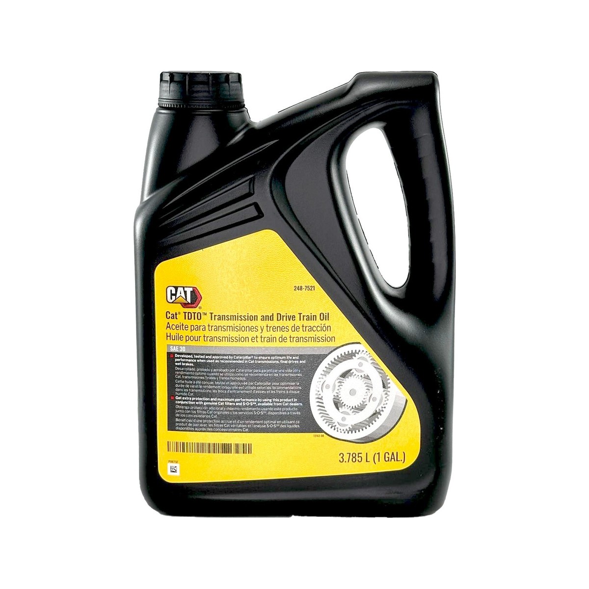 CAT 248-7521 TDTO SAE 30 Transmission and Drive Train Oil, 1 gal