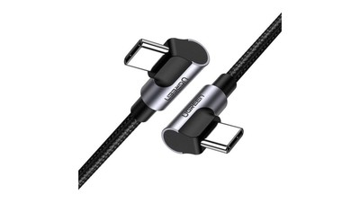 UGREEN Kabel USB 2.0 typ-C (wtyk / wtyk) kątowy Quick Charge 3.0 Power Delivery 