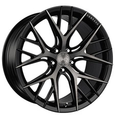 20x9"Vertini Wheels RFS2.1 Brushed Dual Black Flow Formed Rims (S04)