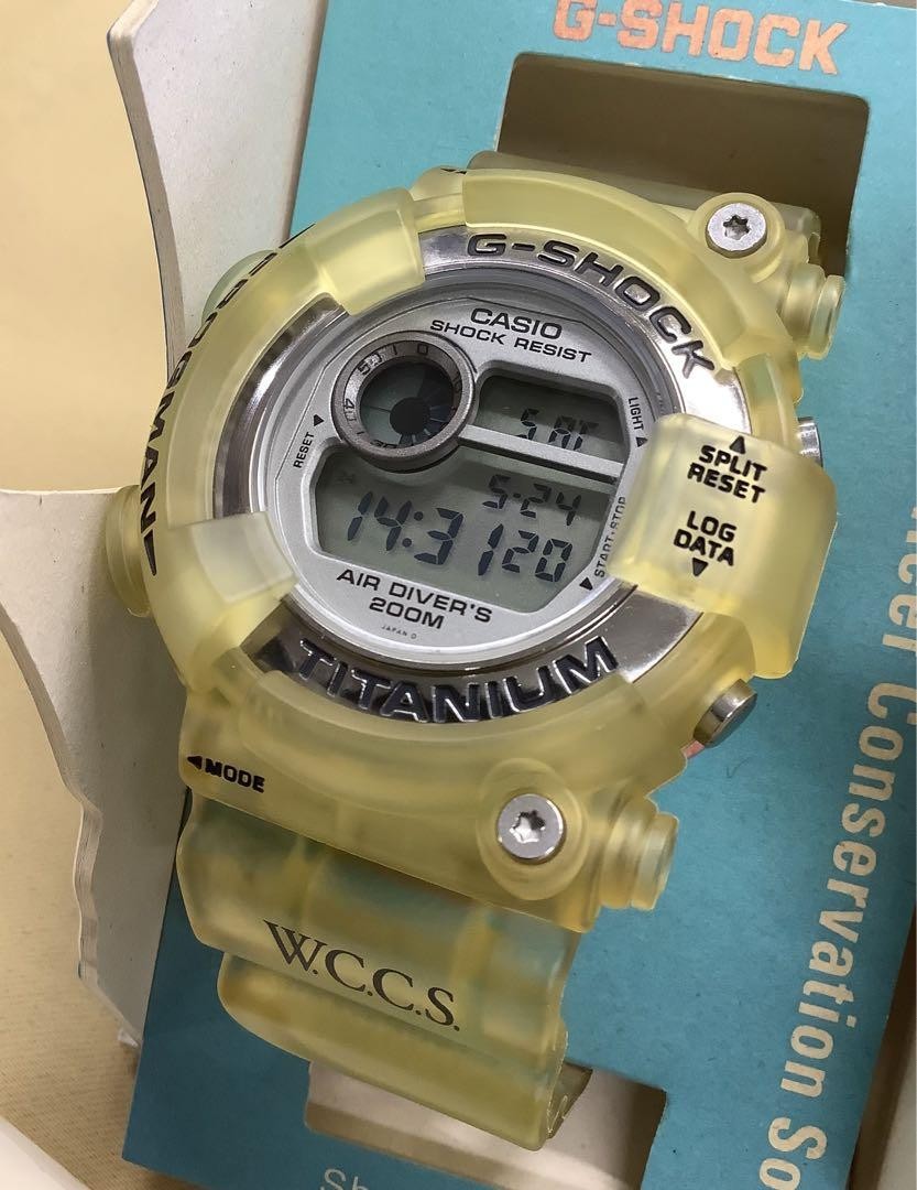 G SHOCK DW 8201WC 8T Frogman Gray WCCS 1998 Rare Divers