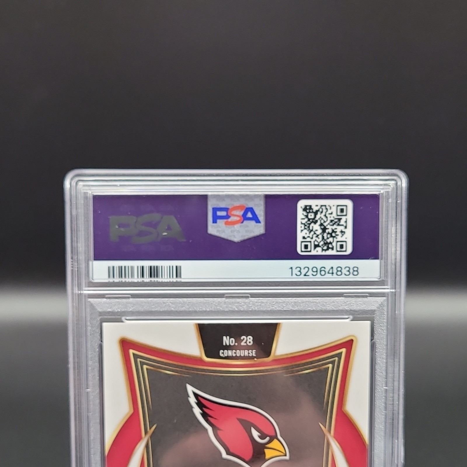 2024 Select Concourse #28 Marvin Harrison Jr. Tri-Color Prizm /299 (RC) PSA 10 view 4