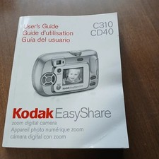 Kodak EasyShare User's Guide Instruction Manual for C310 CD40 cameras 9111002