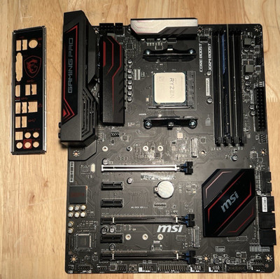 CPU + Motherboard + RAM Combo: MSI X470 GAMING PRO + Ryzen 5 5500 + 8 GB