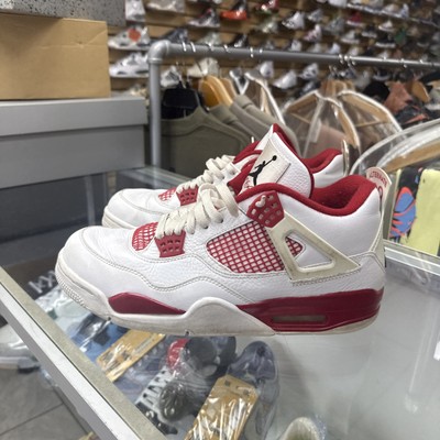 Nike Air Jordan 4 Retro Alternate 89 Men's 11.5 US White Basketball Sneaker 2016