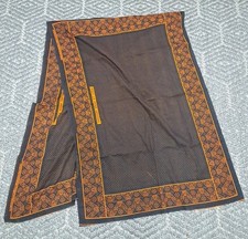 East African Cotton Kanga With Words "A Mothers Love Never Ends"