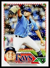 Shane McClanahan 2023 Topps Holiday #H51 Tampa Bay Rays