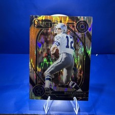 2024 Panini Select - Club Level Roger Staubach #290 Black & Orange Shock Prizm