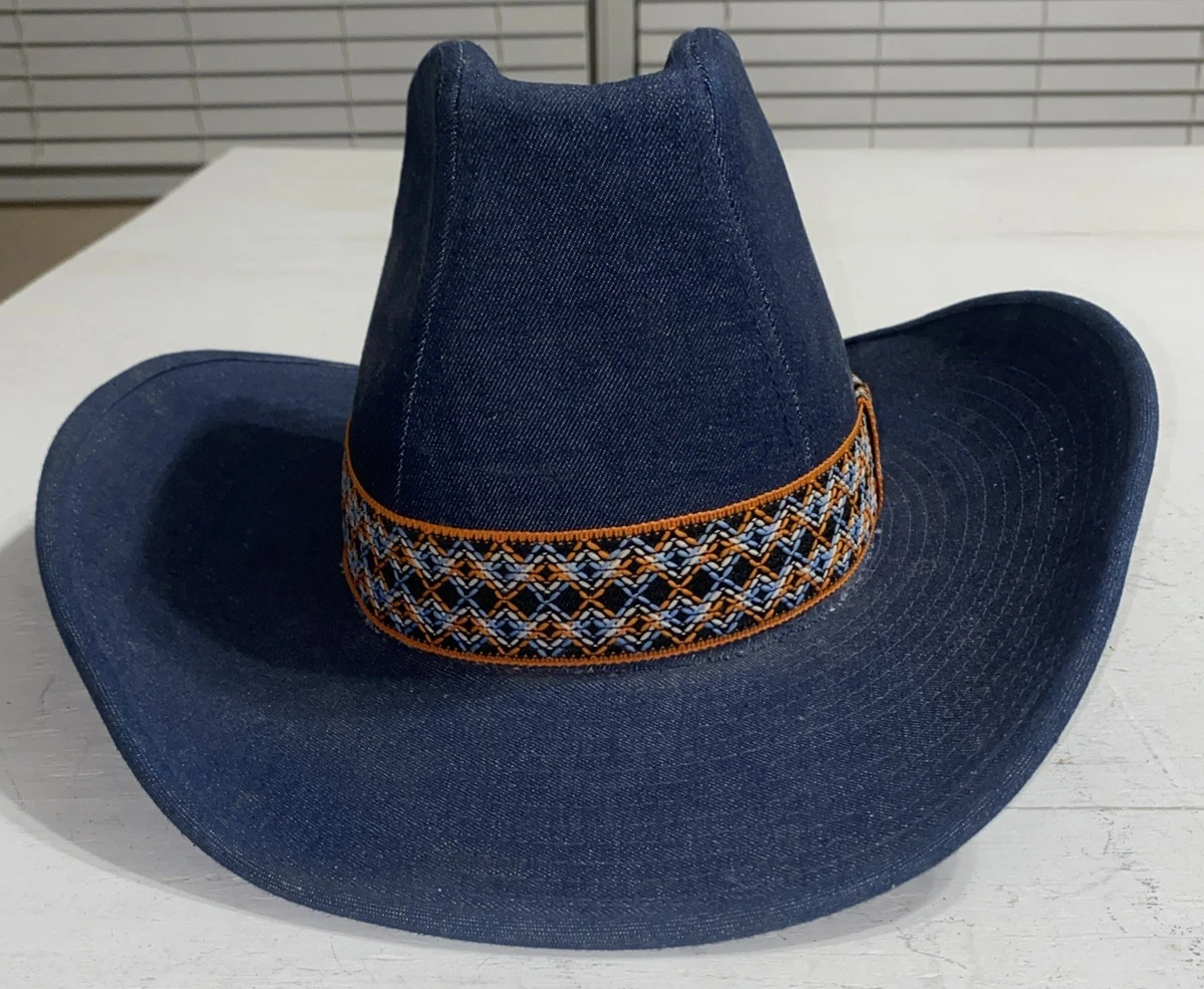 denim cowboy hat products for sale | eBay