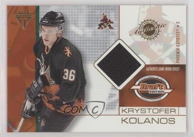 2001-02 Pacific Private Stock Titanium Draft Edition Krys Kolanos Rookie RC 11pj