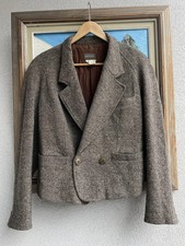 Vintage Kenzo Homme Brown Beige Wool Blazer Rare Luxury Hype