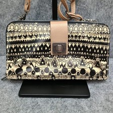 Sakroots Large Smart Phone Crossbody Purse Wallet One World Artist Circle