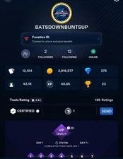 Topps BUNT DIGITAL Enitre Collection/Account