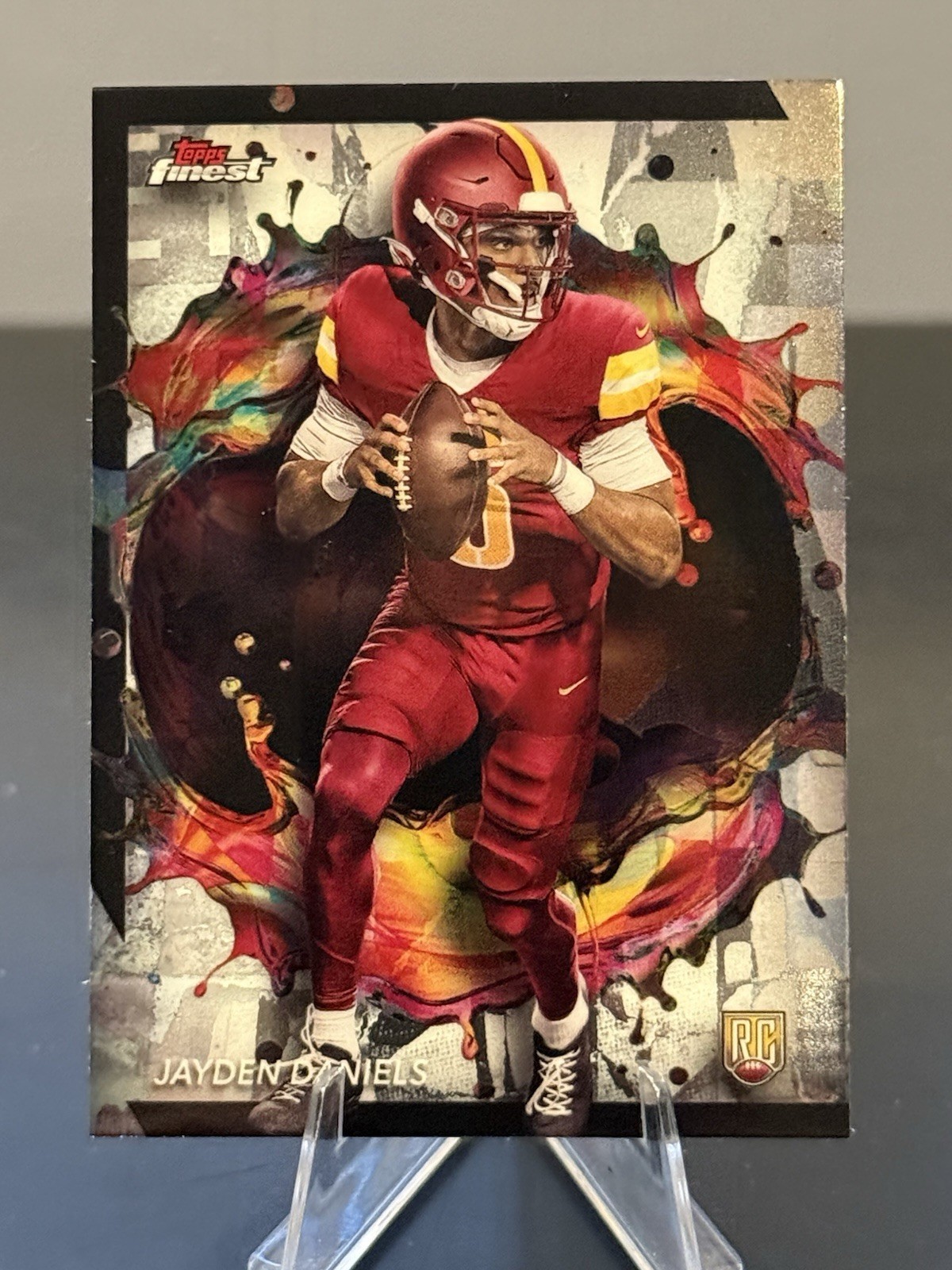 2024 Topps Finest Rare Jayden Daniels #246 Rookie RC