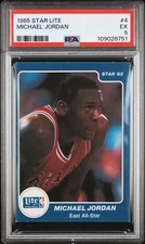 1985 Star Lite All-Stars #4 Michael Jordan PSA 5