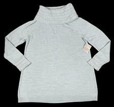 White Stag Womens Sweater Crowl Neck Long Sleeve Grey Lightweight Size XXL/2X/20