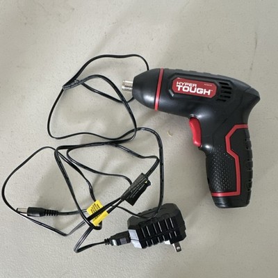 HYPER Tough AQ70053N 4V Li-Ion Cordless Screwdriver, Compact, Charger Included