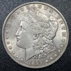 1899-P Morgan Silver Dollar $1 AU About Uncirculated