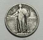 1918 D STANDING LIBERTY QUARTER VG-F