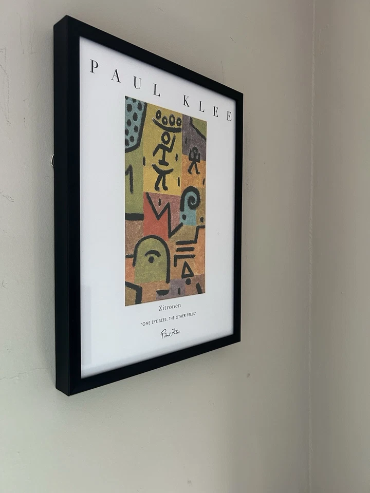 Художественная гравюра Paul Klee «Zitronen» в черной рамке 12x16 дюймов - Изображение 3 из 4