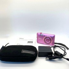 Nikon COOLPIX S3700 Pink Compact Digital Camera Tested Working Seller Japan