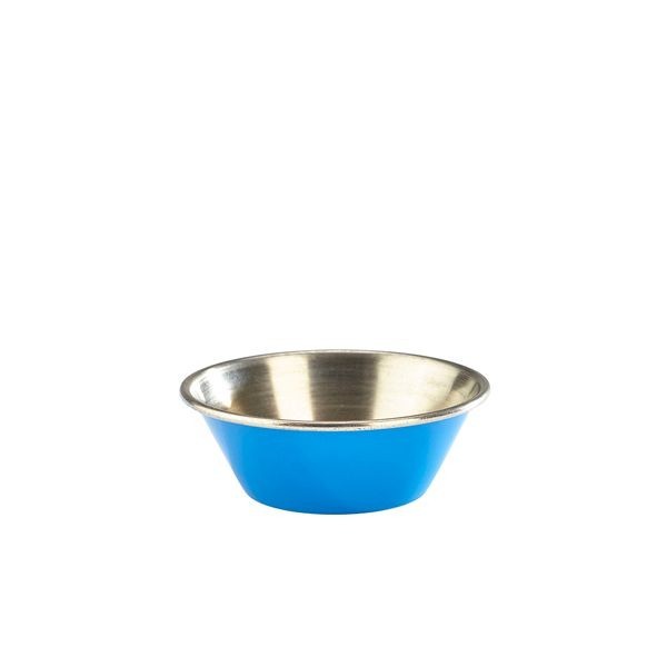 1.5oz S/S RAMEKIN BLUE GENWARE - PACK 6