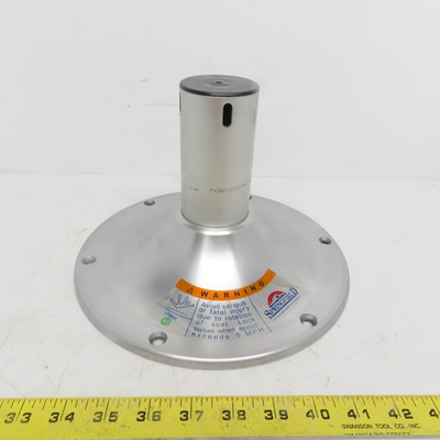 #ad Springfield Brushed Aluminum Boat Seat Pedestal Base 6 1 2quot; x2 1 4quot;x 10quot; OD $33.27