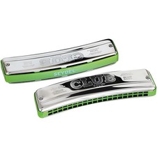 MF Harmonica C Key Steel 1 Piece Folk Music Instrument Stainless Steel Reeds