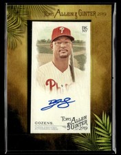 2019 Topps Allen & Ginter Dylan Cozens Baseball Framed Mini Autographs auto card