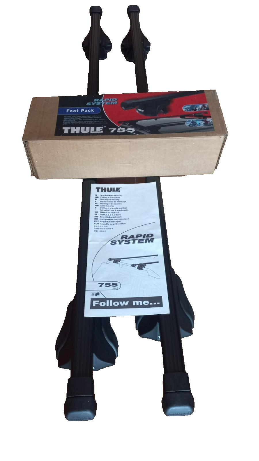 BARRE THULE portatutto con piedi THULE RAPID SYSTEM 755 (Foot pack)