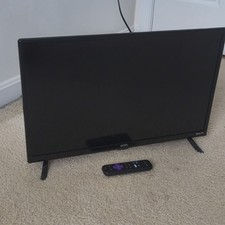 onn. 24in Roku TV 720p HD LED Black TV w/ Remote, Model 100012590