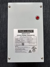 Phase-A-Matic Model UL-300HD 1-3 HP Static Phase Converter