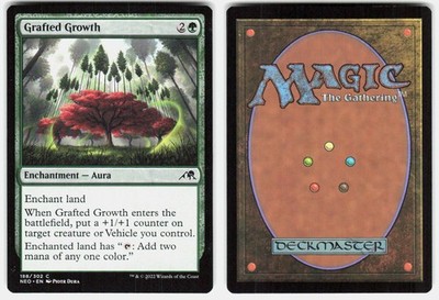 Grafted Growth 188 Common Kamigawa: Neon Dynasty Magic: The Gathering LP