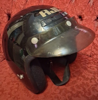 HJC Motorcycle Open Face Helmet DOT Snell Approved Size L POSSIBLY 