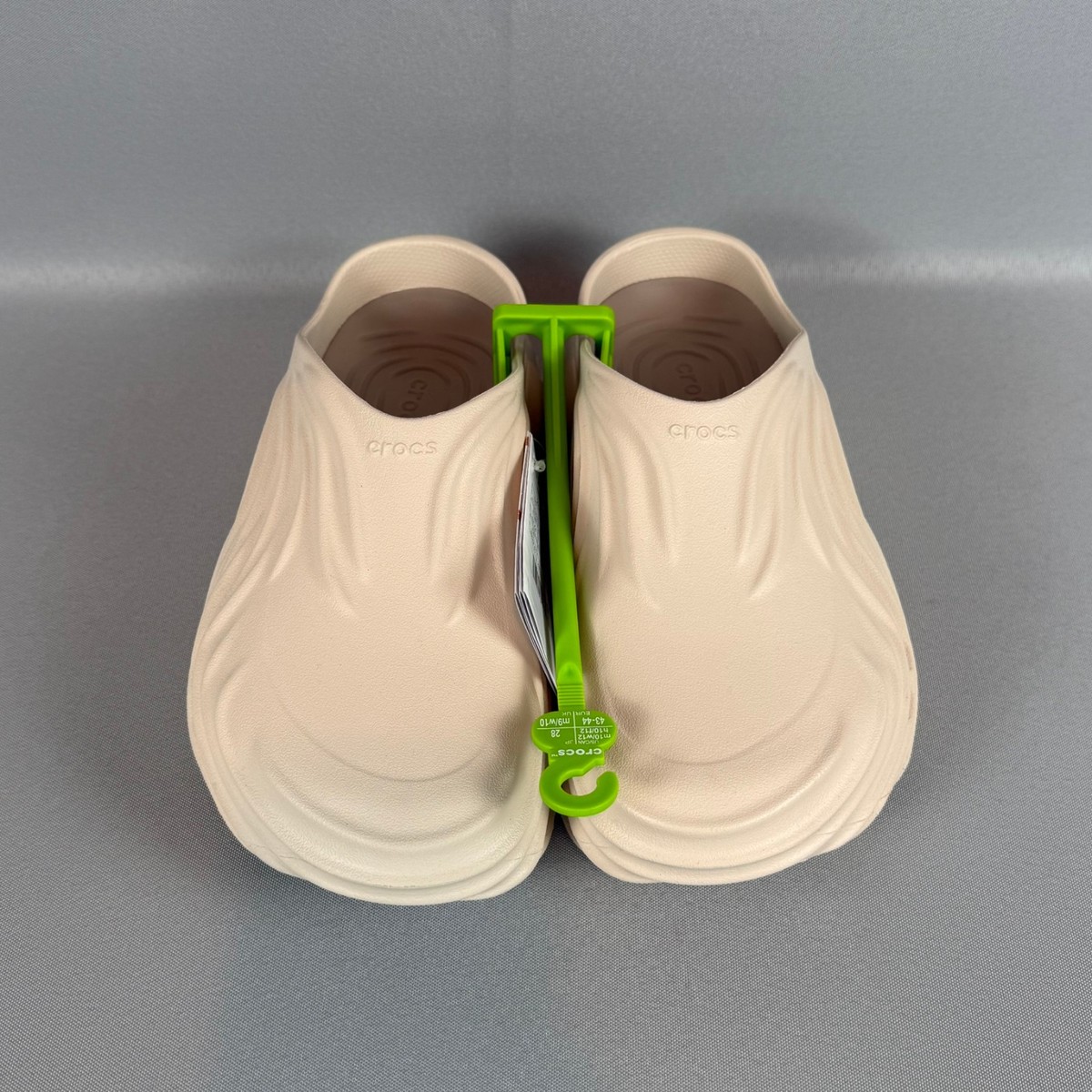 Crocs Echo Wave Clogs Mens 11 Almond Tint Beige 210521-0LL Slip-On Shoes NEW NWT Crocs Mens Echo Wave  main image 2